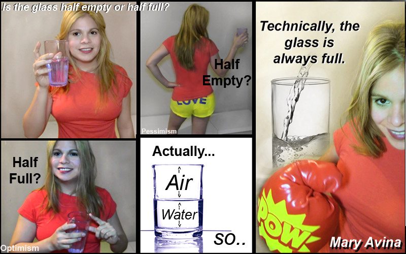 Is the glass half full or half empty?